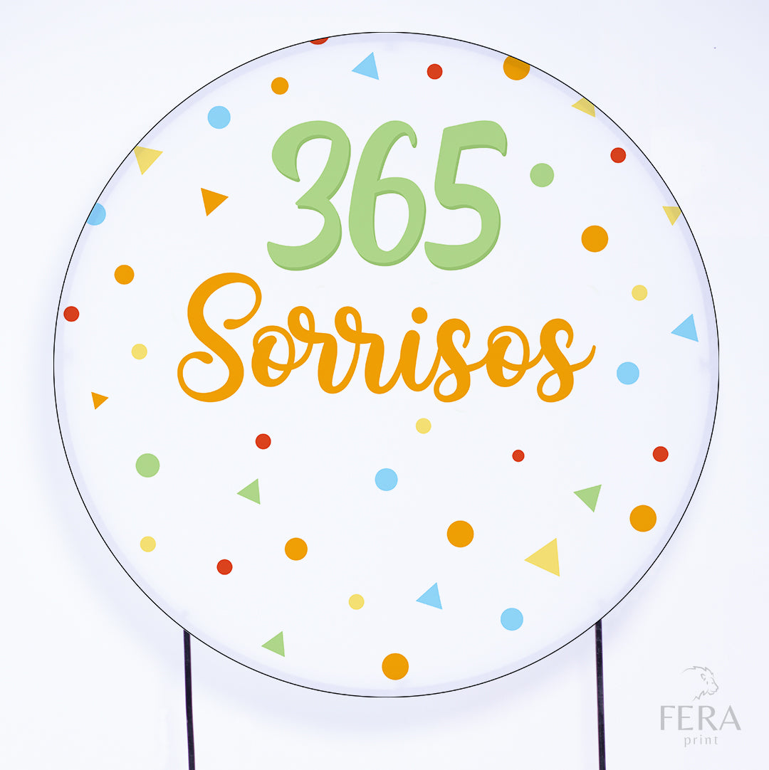 Painel Redondo 365 Sorrisos