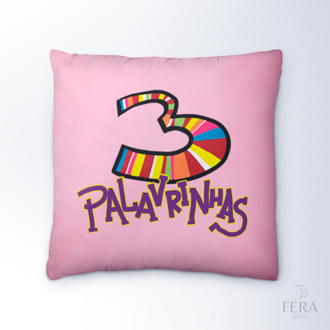 Capa de Almofada Estampada Decorativa 35X35cm - Apenas 1 unidade