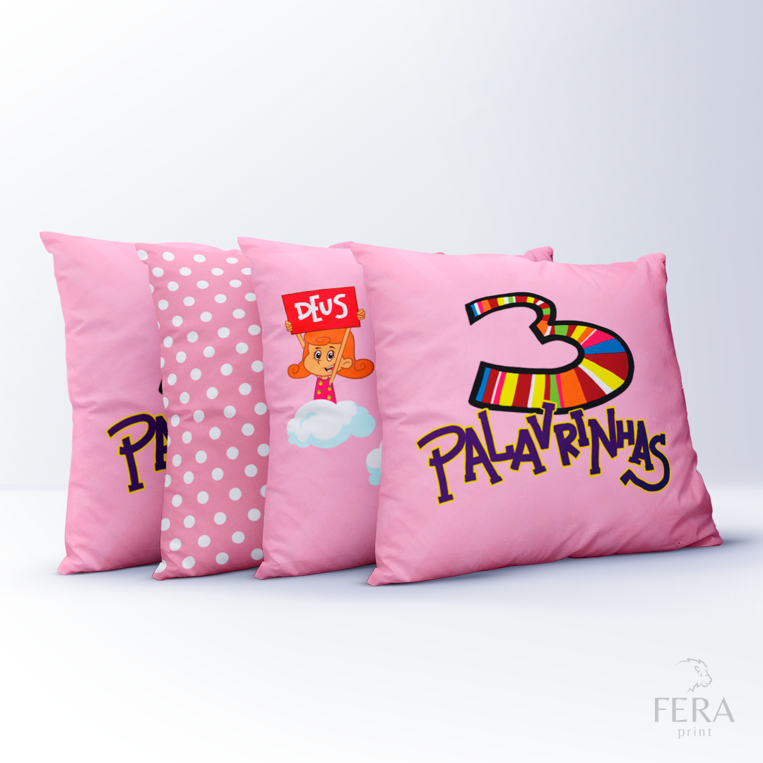 Capa de Almofada Estampada Decorativa 35X35cm - Apenas 1 unidade