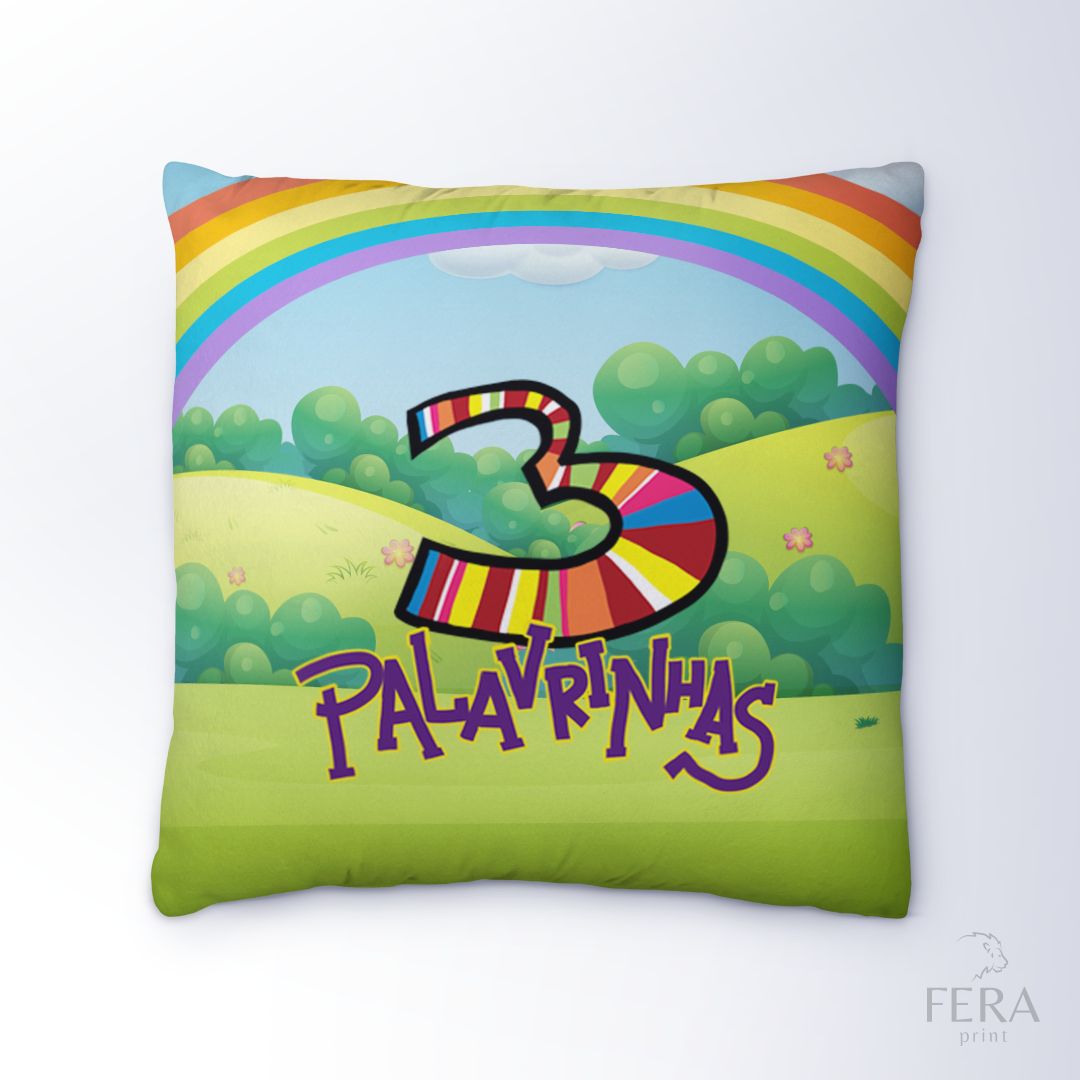 Capa de Almofada Estampada Decorativa 35X35cm - Apenas 1 unidade