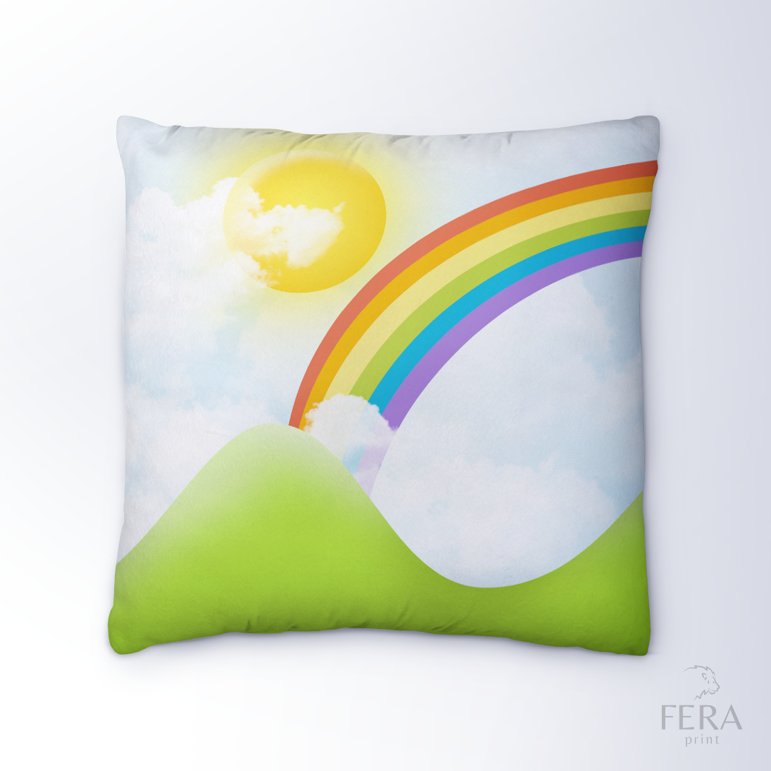 Capa de Almofada Estampada Decorativa 35X35cm - Apenas 1 unidade
