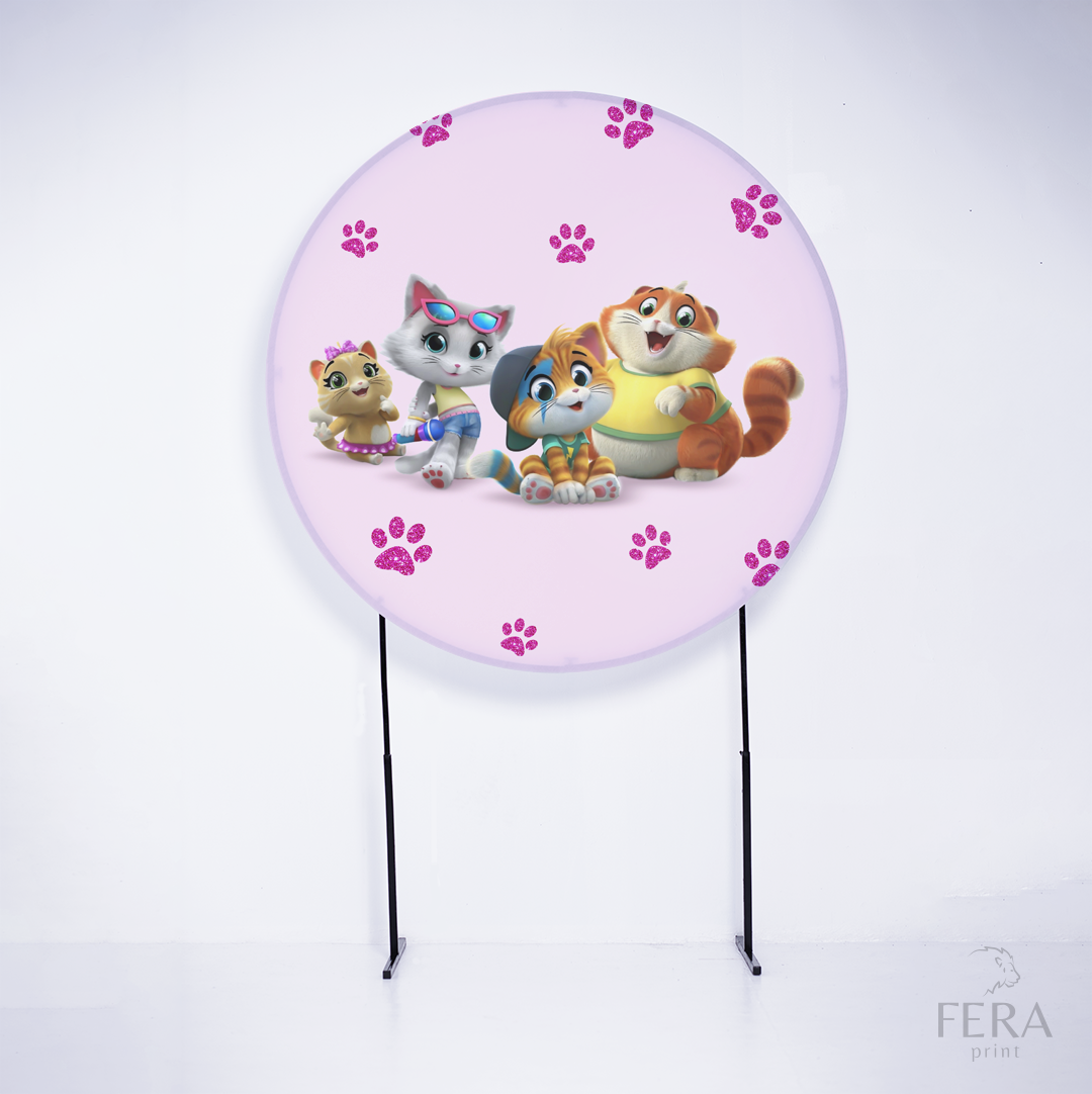 Kit Capa Cilindros + Capa Painel Gatos Sublimado