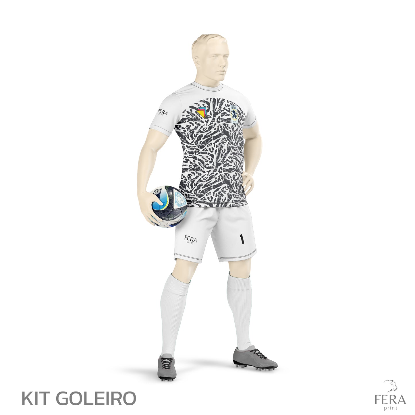 Uniforme Esportivo Sublimado Camiseta + Shorts