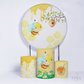 Kit Painéis + Trio Capa Cilindro Casado Abelha Sublimado