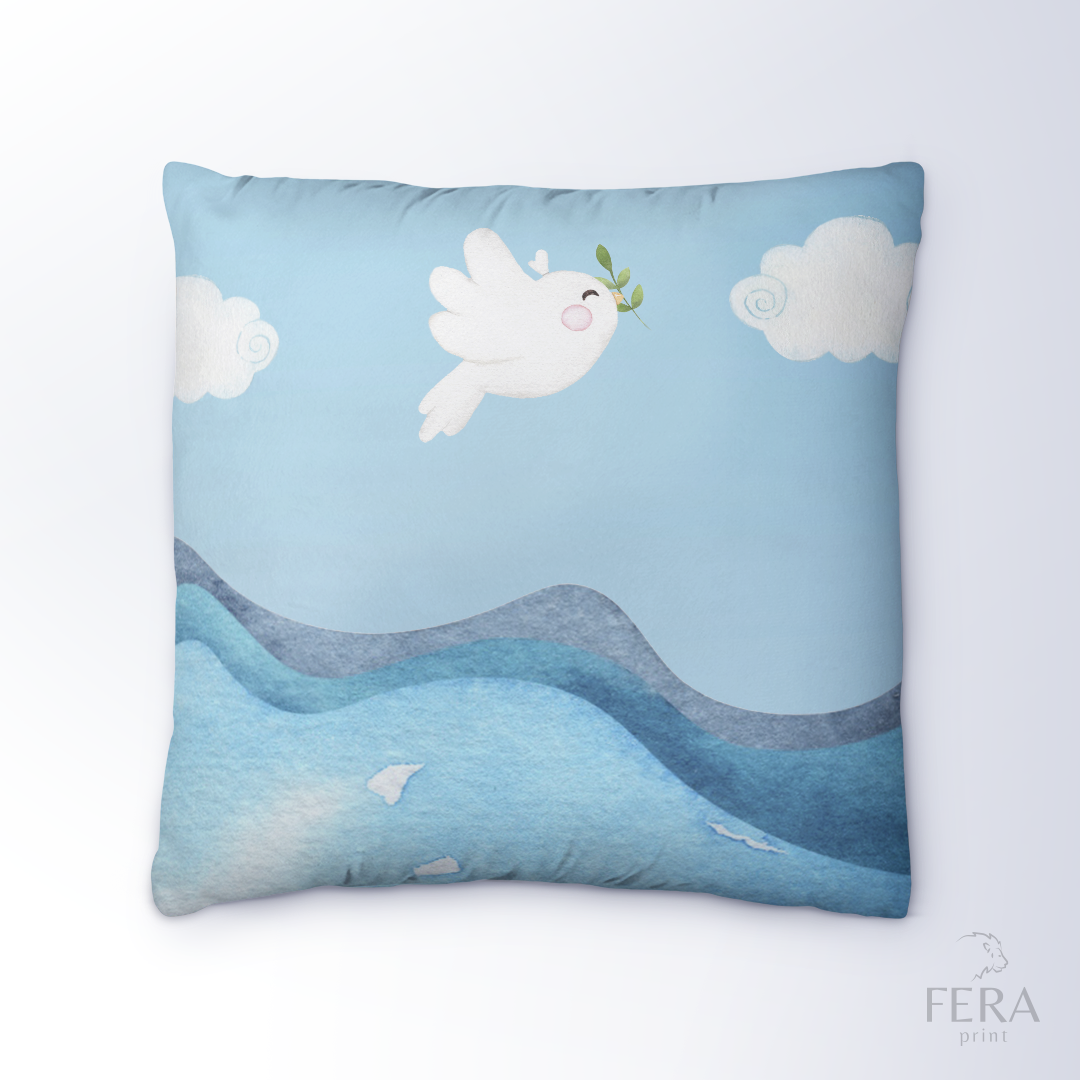 Capa de Almofada Estampada Decorativa 35X35cm - Apenas 1 unidade