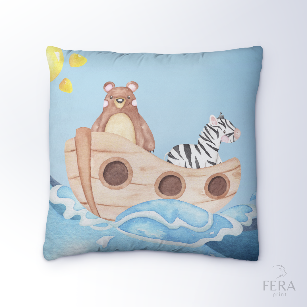 Capa de Almofada Estampada Decorativa 35X35cm - Apenas 1 unidade