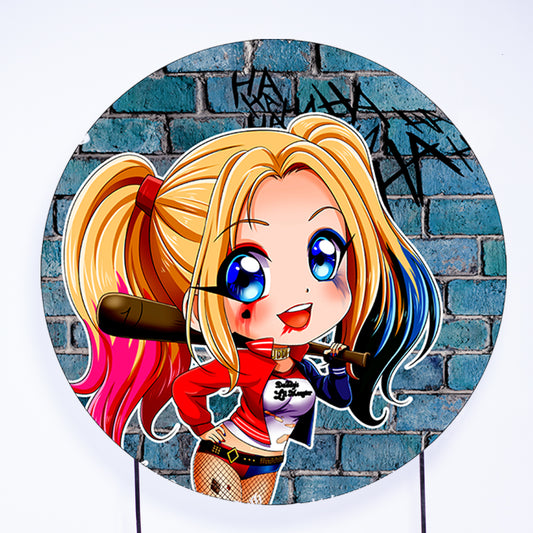 Painel Redondo Vilã Filme Sublimado