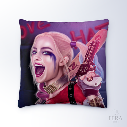 Capa de Almofada Estampada Decorativa 35X35cm - Apenas 1 unidade