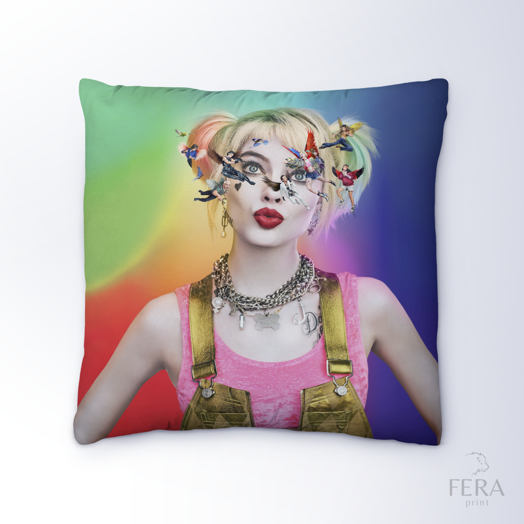 Capa de Almofada Estampada Decorativa 35X35cm - Apenas 1 unidade