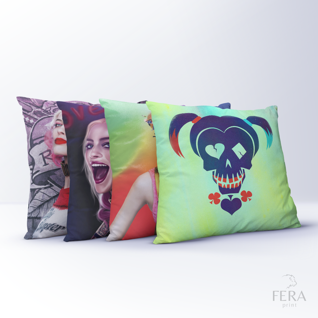 Capa de Almofada Estampada Decorativa 35X35cm - Apenas 1 unidade