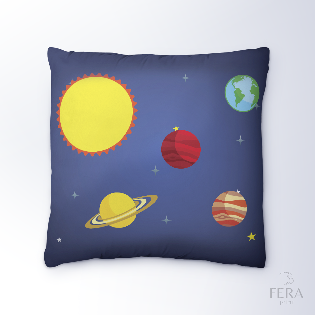 Capa de Almofada Estampada Decorativa 35X35cm - Apenas 1 unidade