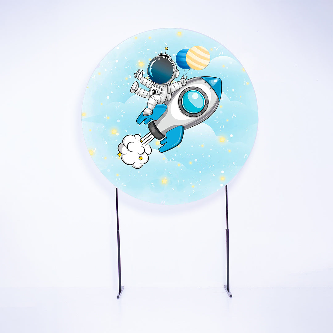 Painel Redondo Astronauta Kid Sublimado