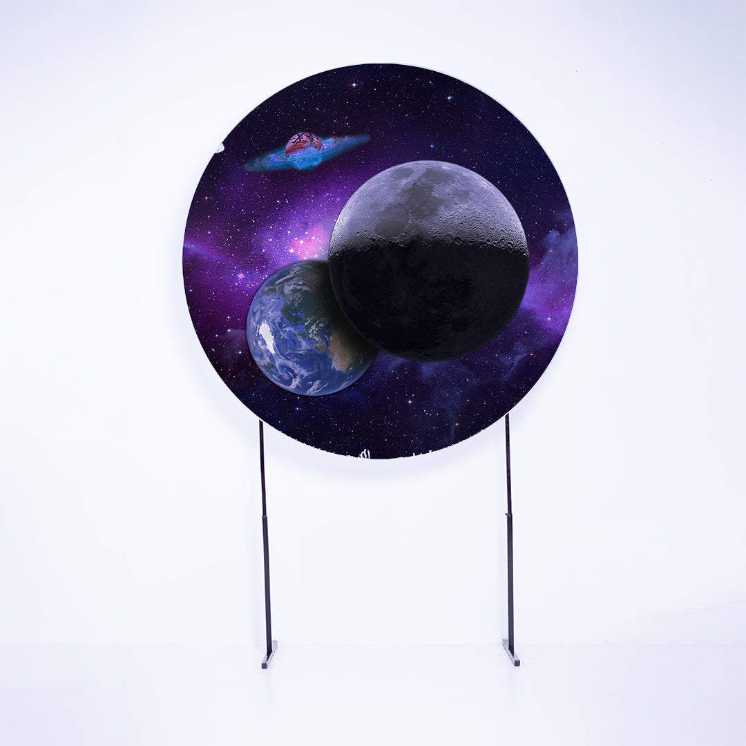 Painel Redondo Espaço Sublimado