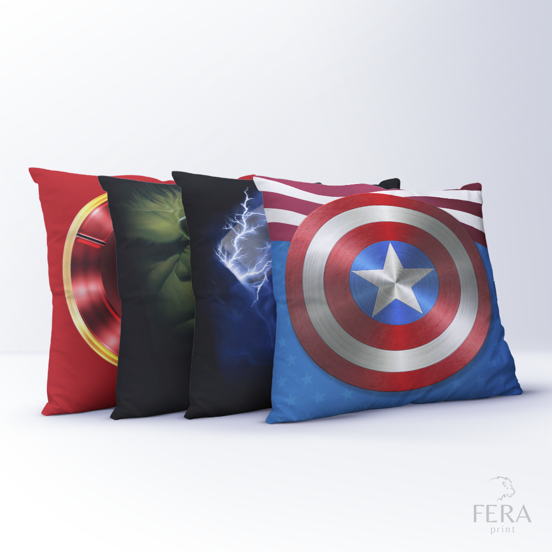 Capa de Almofada Estampada Decorativa 35X35cm - Apenas 1 unidade