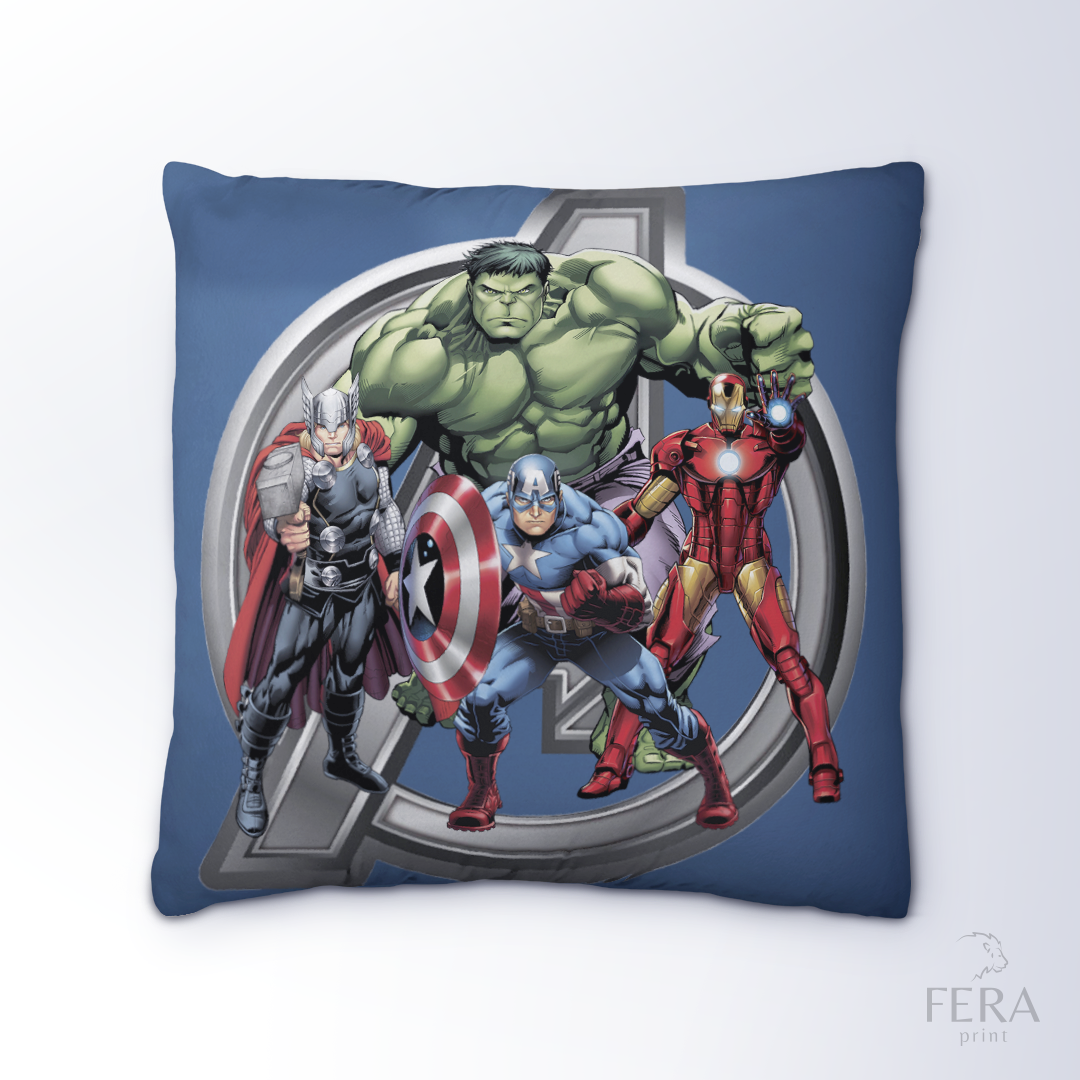 Capa de Almofada Estampada Decorativa 35X35cm - Apenas 1 unidade
