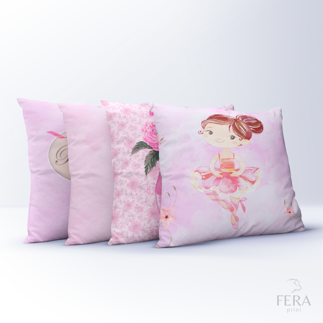 Capa de Almofada Estampada Decorativa 35X35cm - Apenas 1 unidade