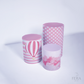 Kit Capa Cilindros + Capa Painel Balão Rosa Sublimado