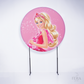 Painel Redondo Boneca Loira Sublimado