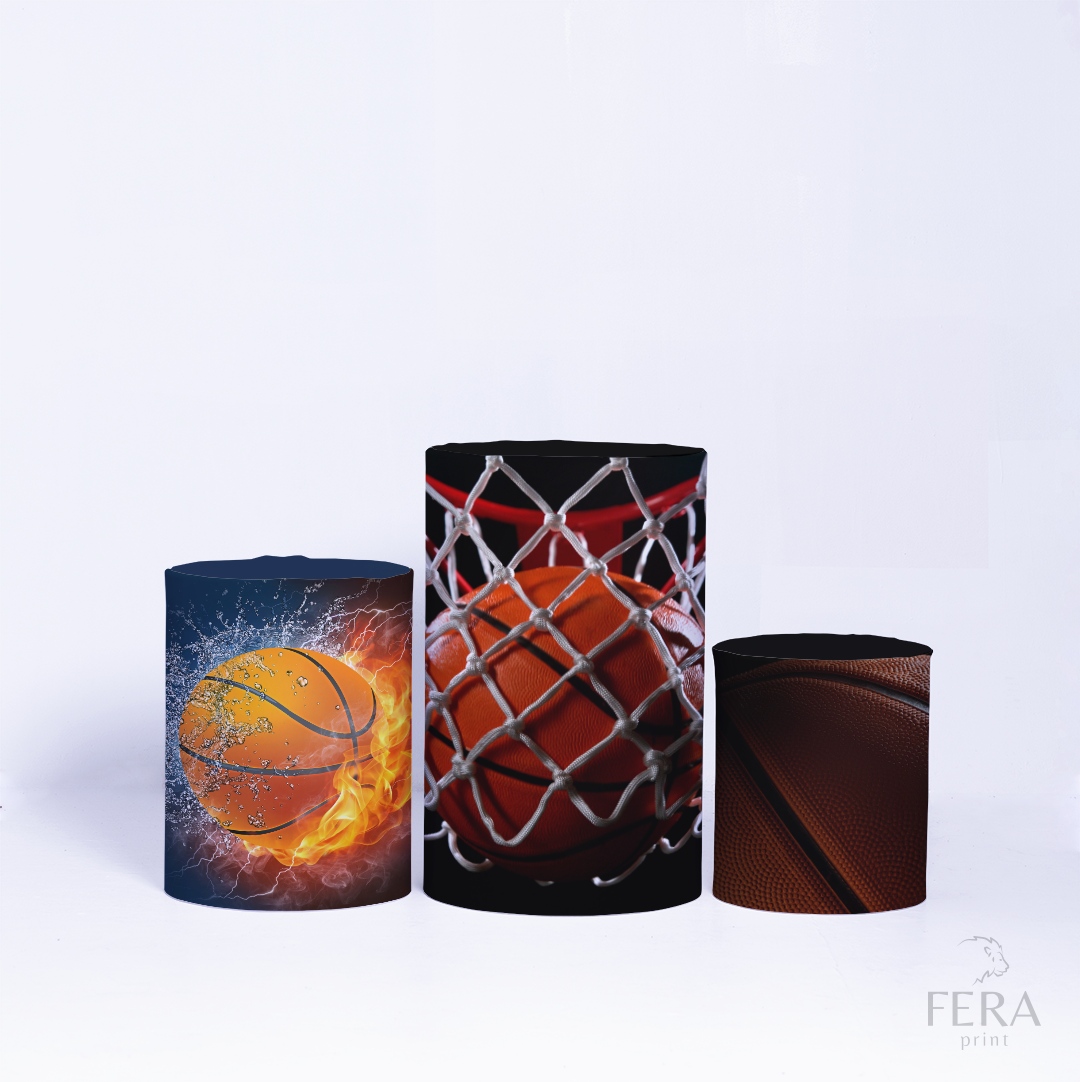 Kit Capa Cilindros + Capa Painel Basquete Sublimado