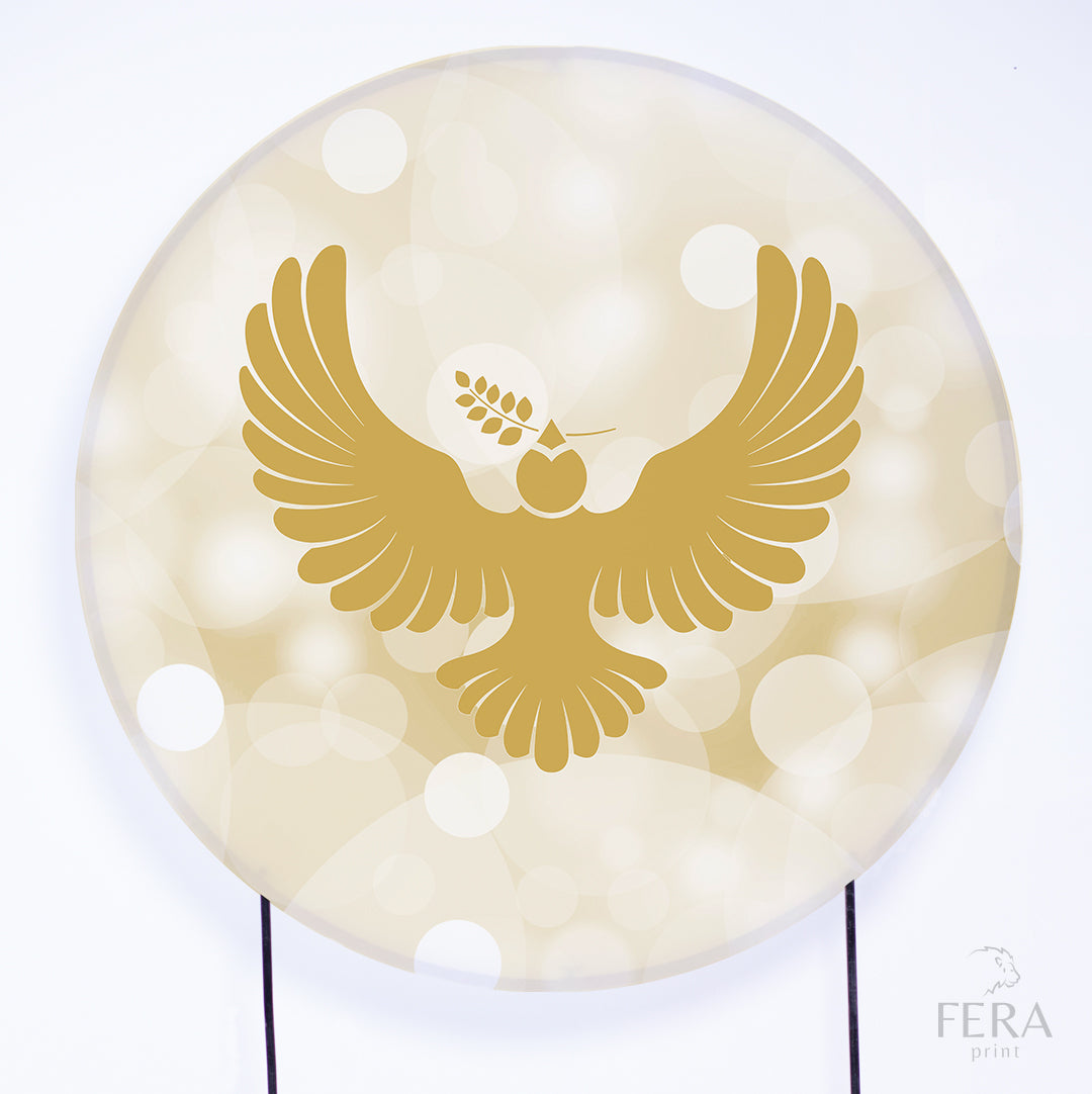 Painel Redondo Batizado Sublimado