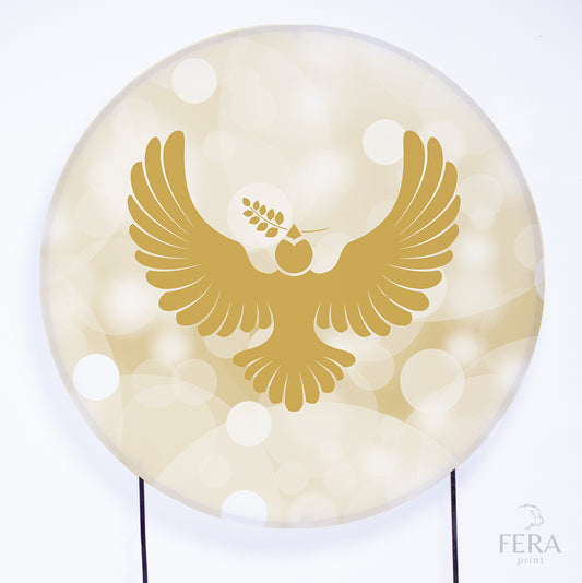 Painel Redondo Batizado Sublimado