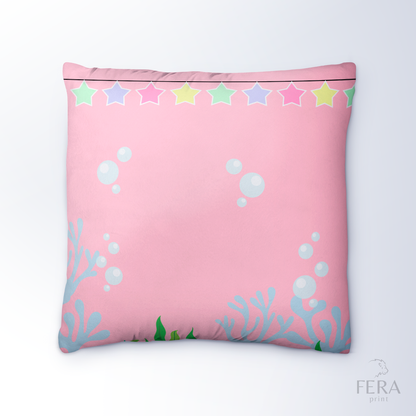 Capa de Almofada Estampada Decorativa 35X35cm - Apenas 1 unidade