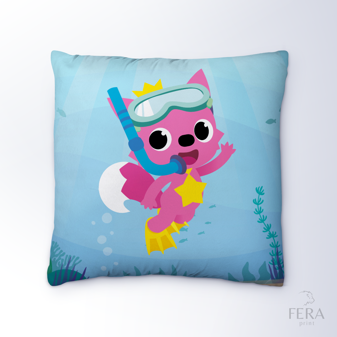 Capa de Almofada Estampada Decorativa 35X35cm - Apenas 1 unidade