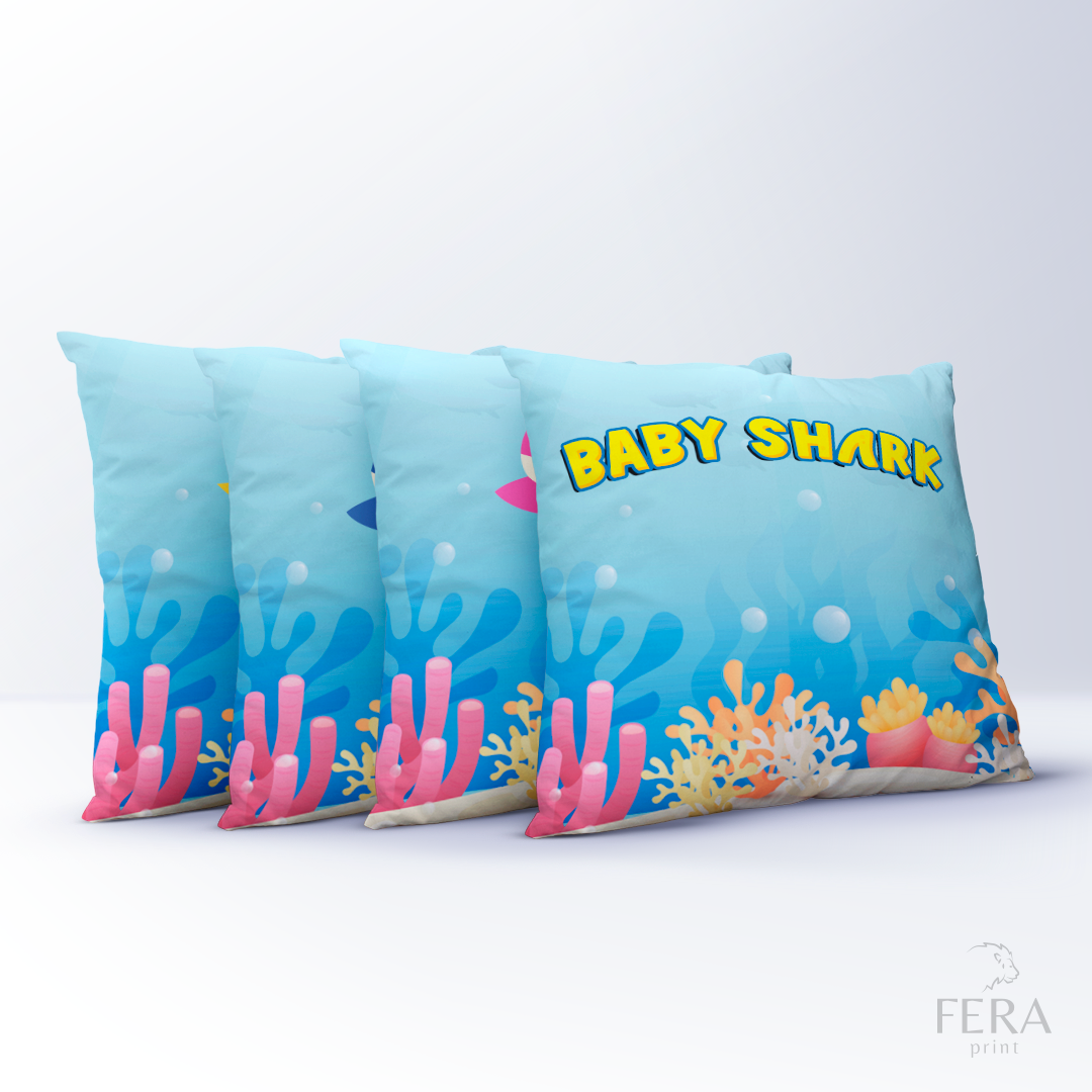 Capa de Almofada Estampada Decorativa 35X35cm - Apenas 1 unidade