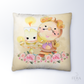 Capa de Almofada Estampada Decorativa 35X35cm - Apenas 1 unidade