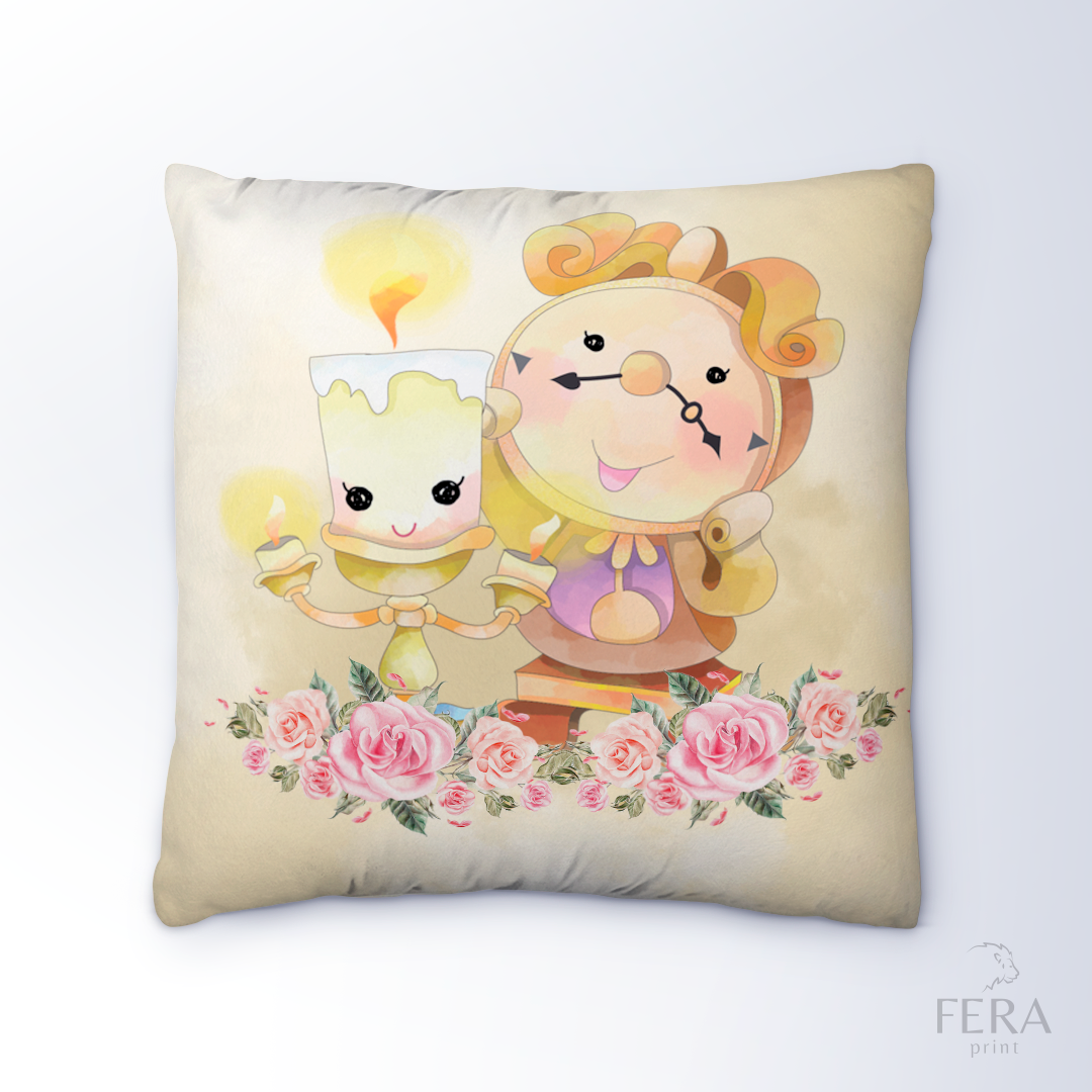 Capa de Almofada Estampada Decorativa 35X35cm - Apenas 1 unidade