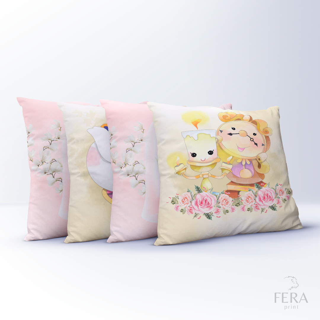Capa de Almofada Estampada Decorativa 35X35cm - Apenas 1 unidade