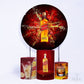 Kit Capa Cilindros + Capa  Painel Whisky Vermelho Sublimado