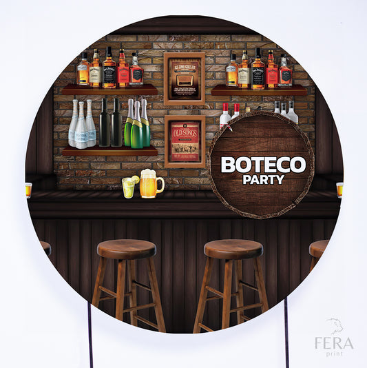 Painel Redondo Boteco Sublimado