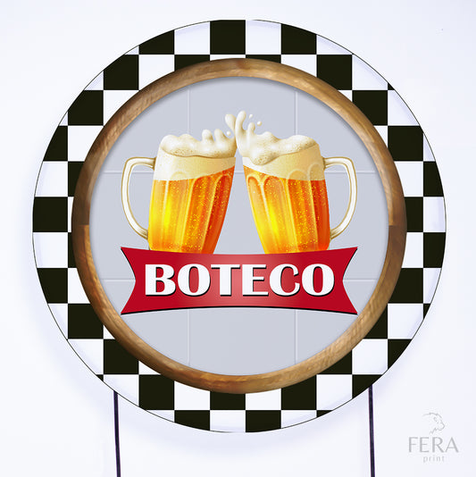 Painel Redondo Boteco Sublimado