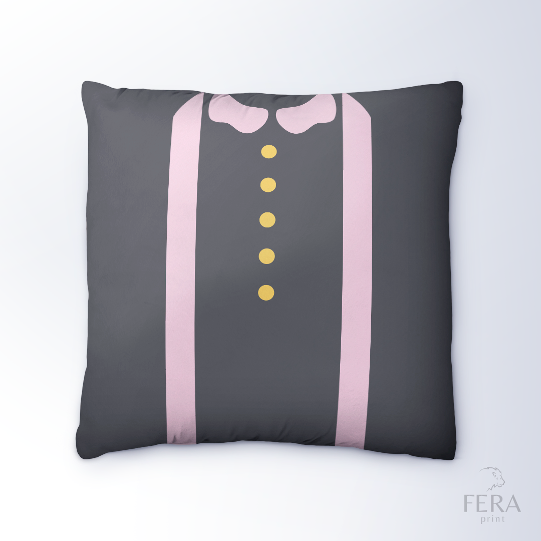 Capa de Almofada Estampada Decorativa 35X35cm - Apenas 1 unidade