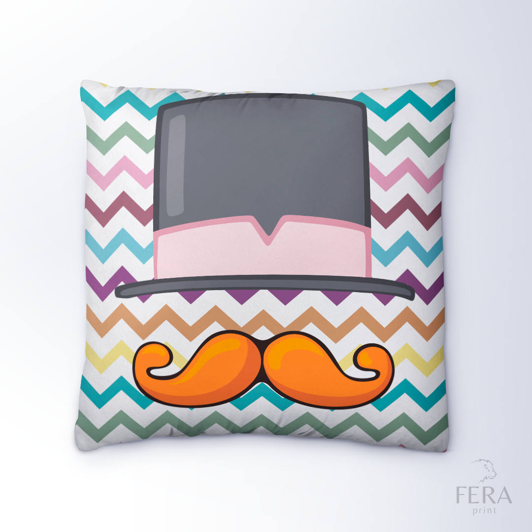 Capa de Almofada Estampada Decorativa 35X35cm - Apenas 1 unidade