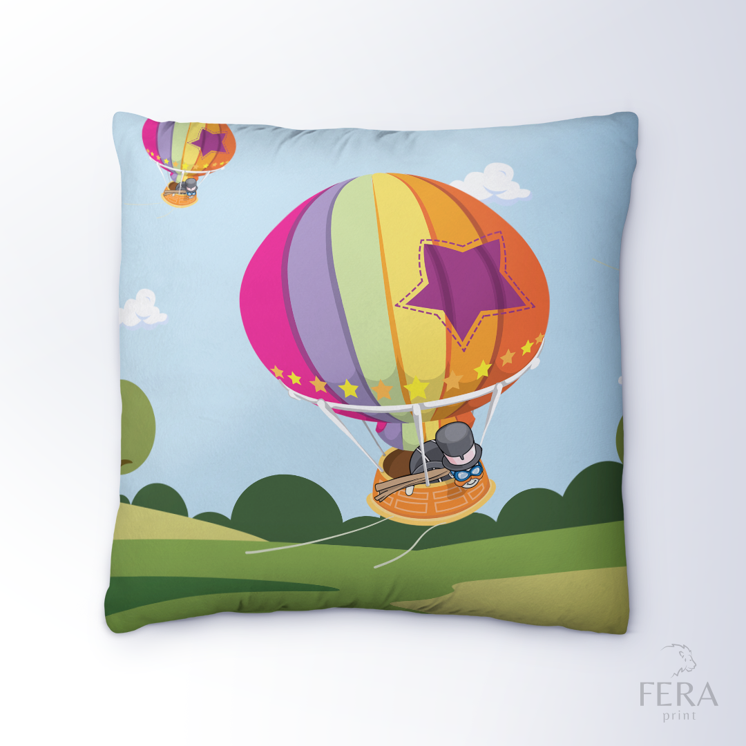 Capa de Almofada Estampada Decorativa 35X35cm - Apenas 1 unidade