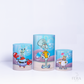 Kit Capa Cilindros + Capa Painel Esponja Amarela Abacaxi Sublimado
