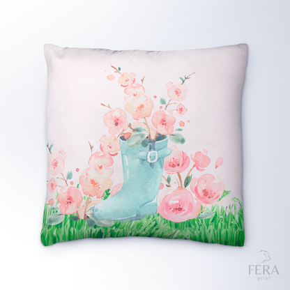 Capa de Almofada Estampada Decorativa 35X35cm - Apenas 1 unidade