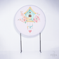 Kit Painéis + Trio Capa Cilindro Casado Jardim Encantado Casinha Sublimado