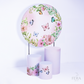 Kit Capa Cilindros + Capa Painel Jardim Borboletas Sublimado