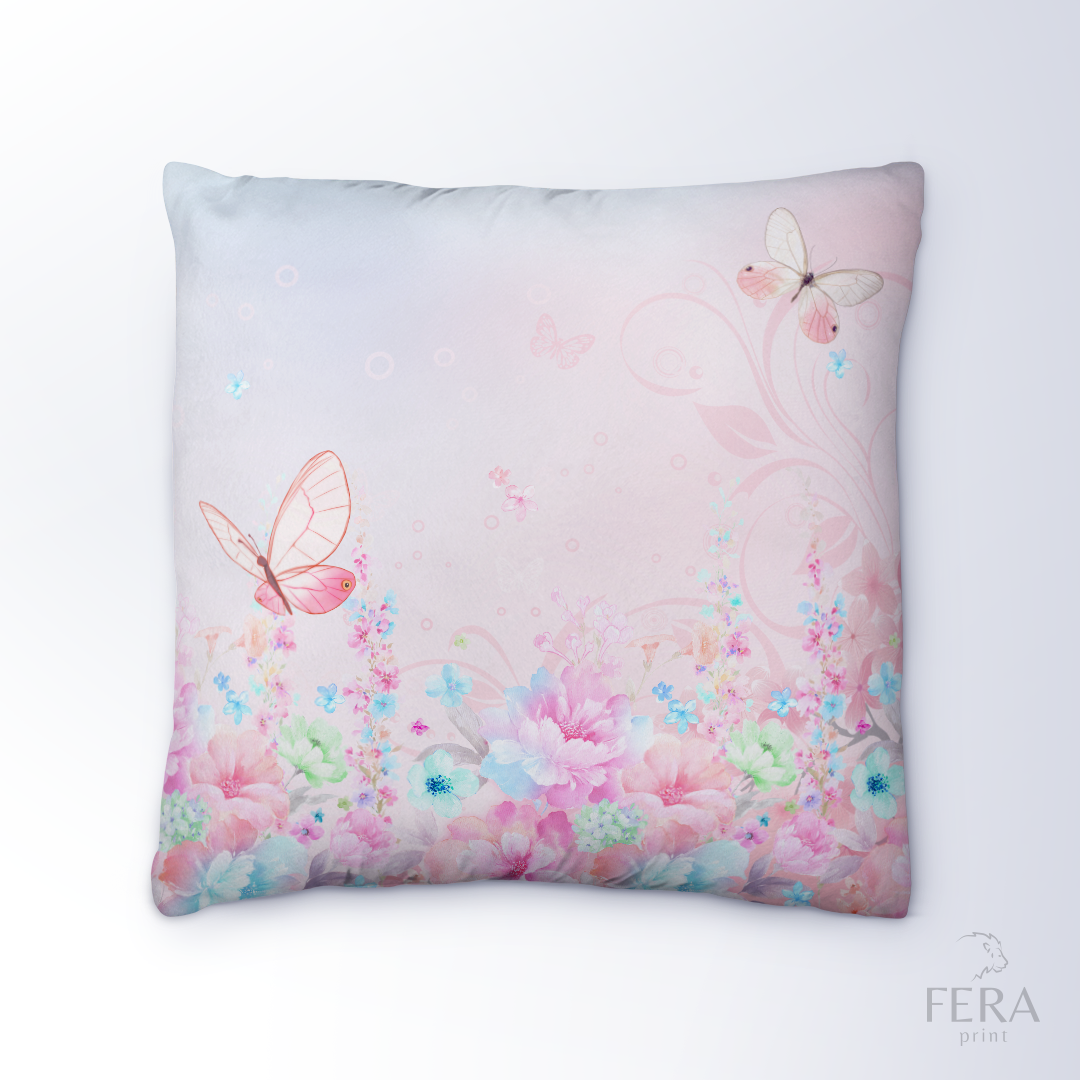 Capa de Almofada Estampada Decorativa 35X35cm - Apenas 1 unidade