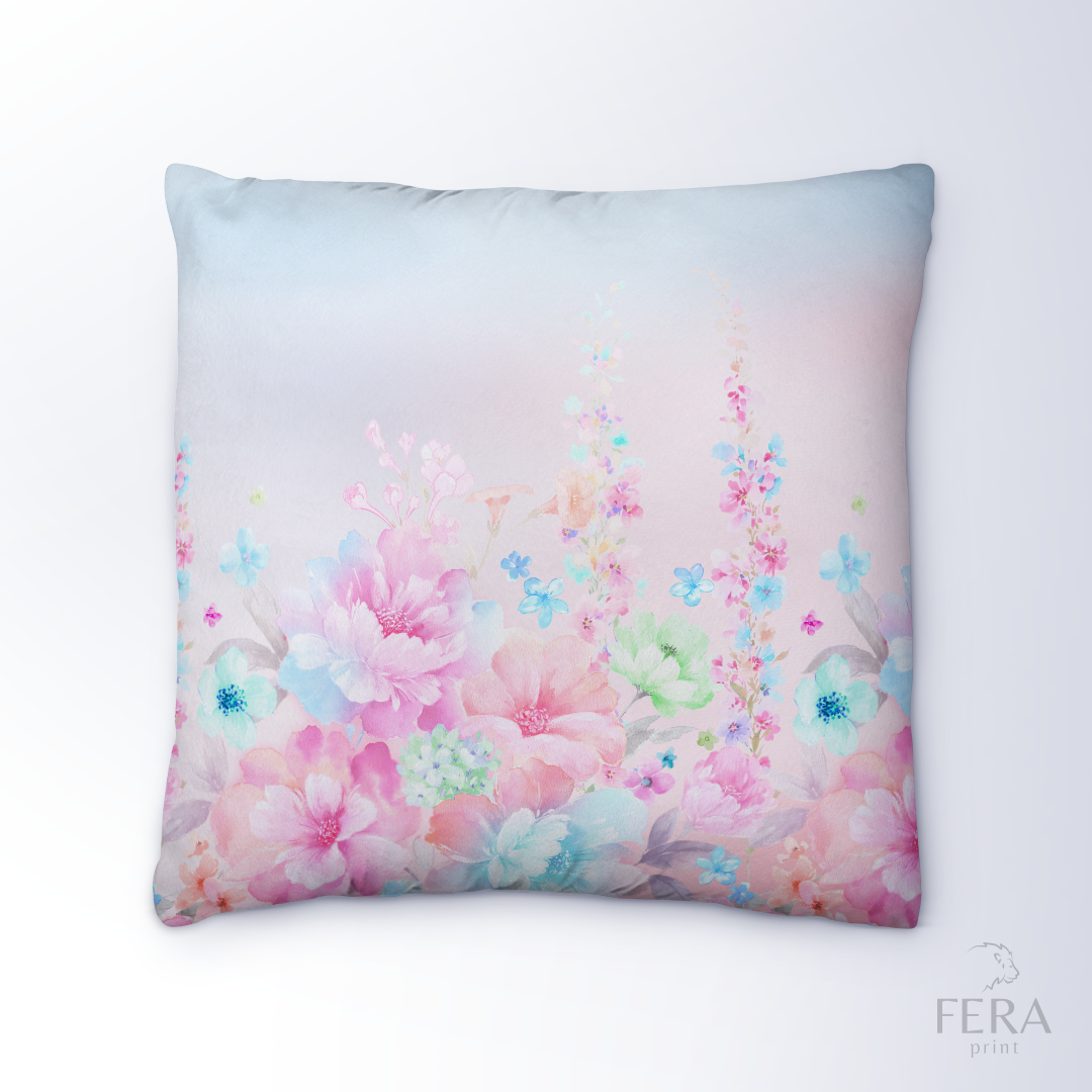 Capa de Almofada Estampada Decorativa 35X35cm - Apenas 1 unidade