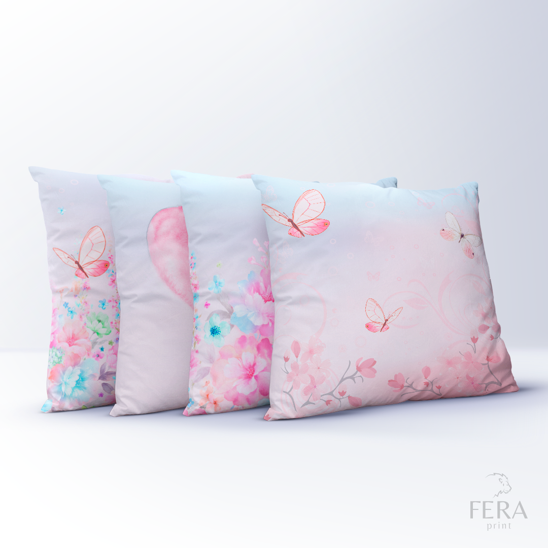 Capa de Almofada Estampada Decorativa 35X35cm - Apenas 1 unidade