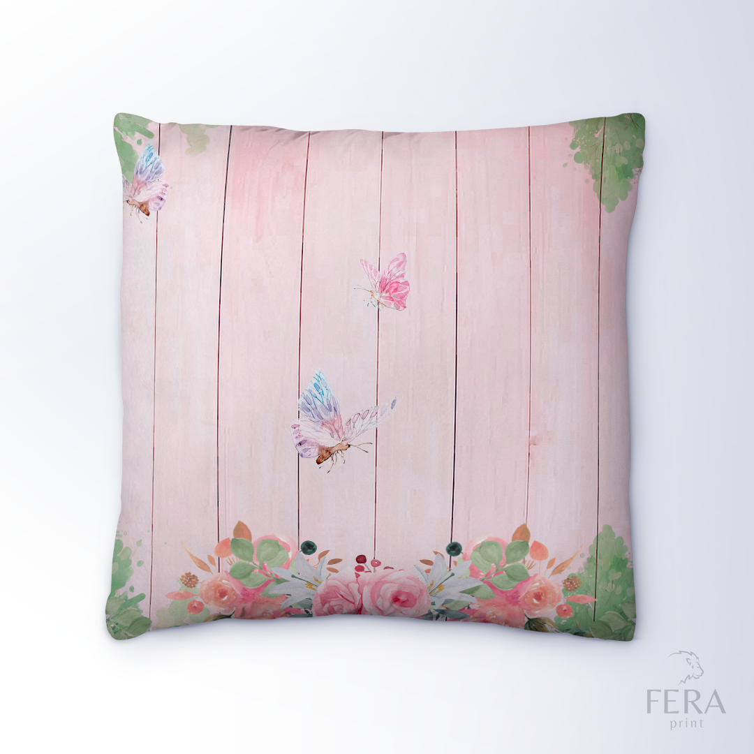 Capa de Almofada Estampada Decorativa 35X35cm - Apenas 1 unidade