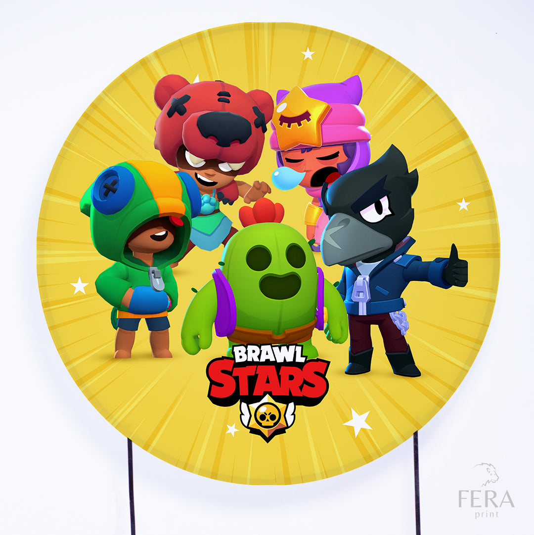 Painel Redondo Jogo Sublimado