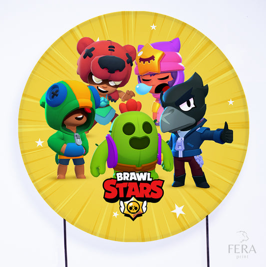 Painel Redondo Jogo Sublimado