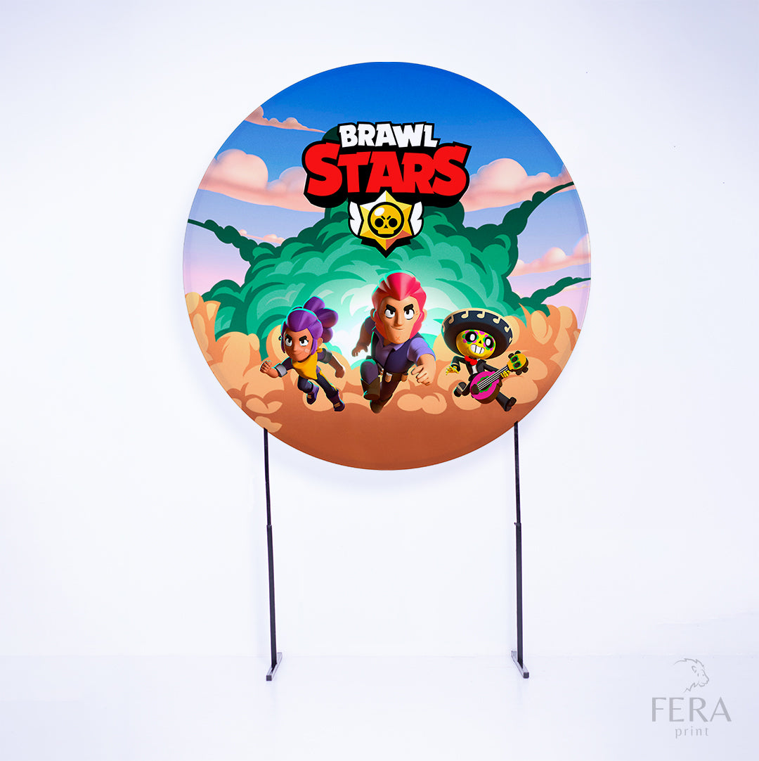 Painel Redondo Jogo Sublimado