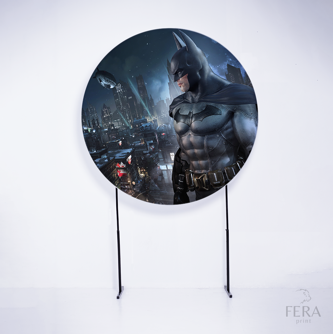 Kit Capa Cilindros + Capa Painel Herói Morcego Arkham Sublimado
