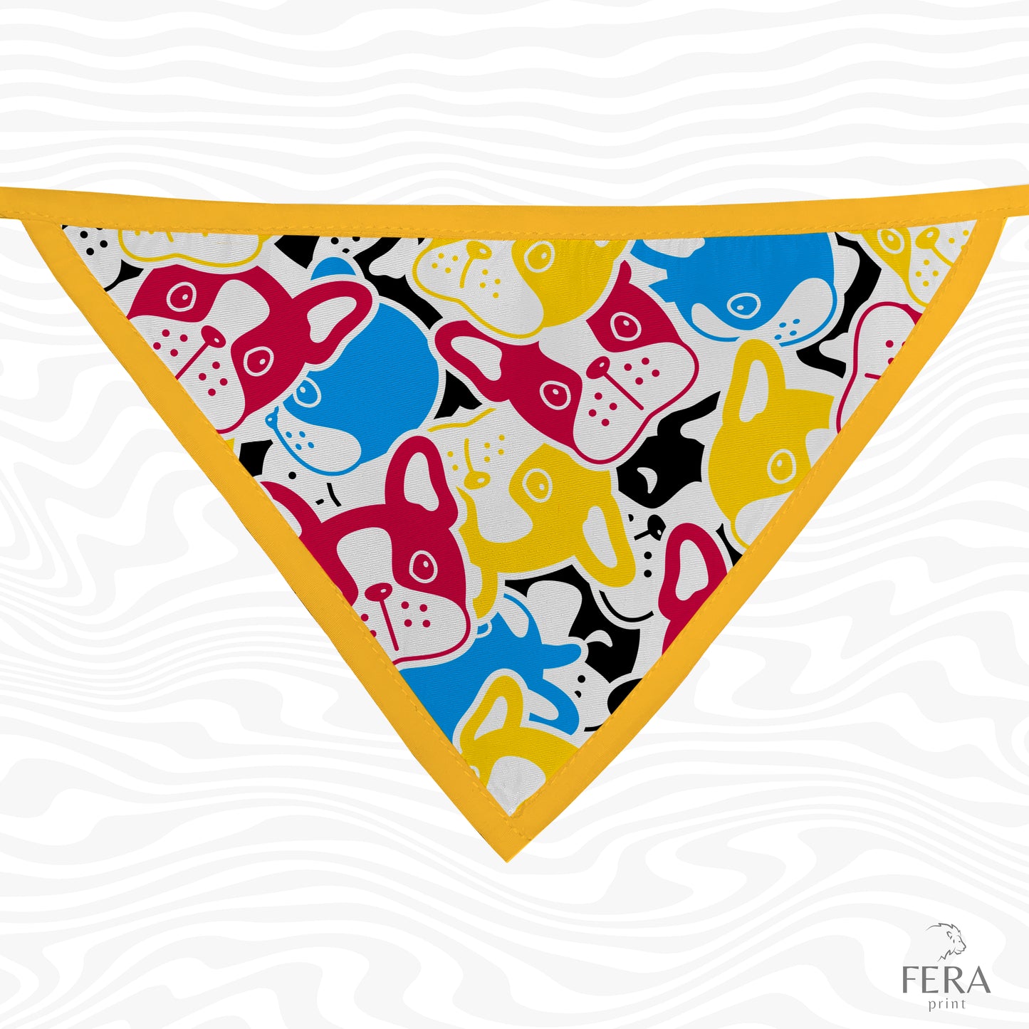 Bandana Sublimada para Pet Shop